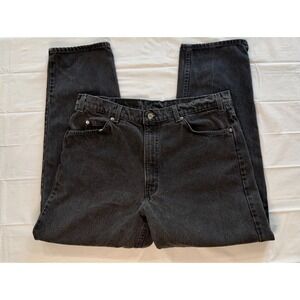 vtg levis 550 black orange tab jeans W40 L30 made in USA